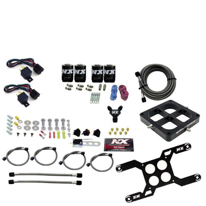 Nitrous Express Dominator Dual Stage Billit Crossbar Nitrous Kit (50-300 & 100-500HP) w/o Bottle-thumbmail-2