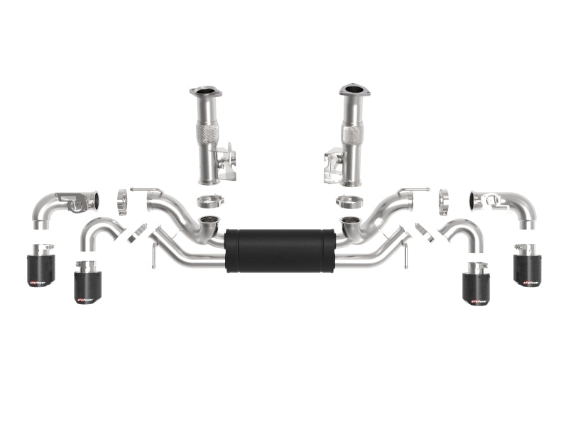 aFe MACH Force-Xp 3in to 2-1/2in 304SS Cat-Back 2020 Chevy Corvette (C8) 6.2L - Carbon Fiber Tip-thumbmail-10