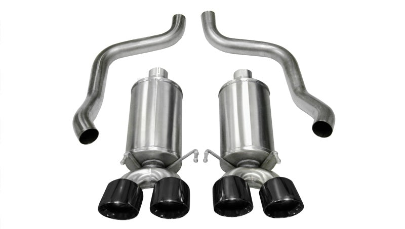 Corsa 05-08 Chevrolet Corvette C6 6.0L V8 Black Xtreme Axle-Back Exhaust-thumbmail-2