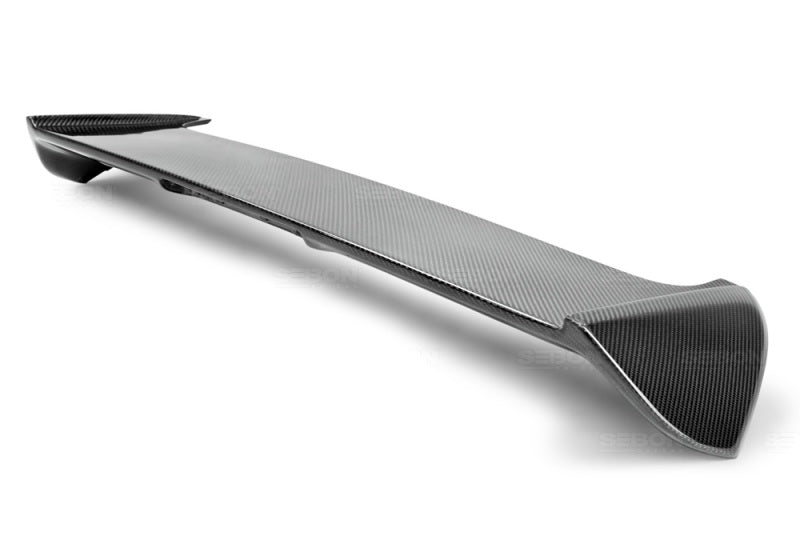 Seibon 08-10 Subaru WRX/STi Hatchback OEM-style Carbon Fiber Rear Spoiler w/ LED Cutout-thumbmail-4