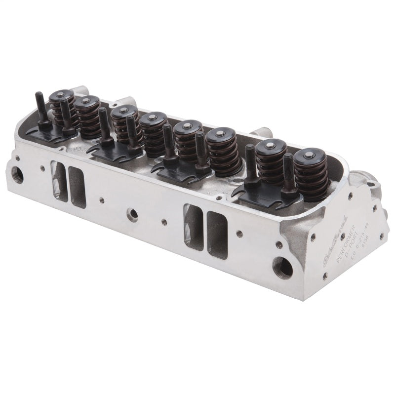 Edelbrock Cylinder Head Pontiac Performer D-Port 72cc Chambers for Hydraulic Roller Cam Complete-thumbmail-14