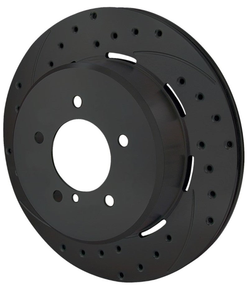 Wilwood Rotor-2.31in Offset-SRP-BLK-Drill-LH 12.19 x .810 - 5x4.75in BC-thumbmail-2
