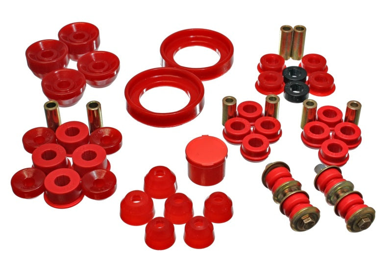 Energy Suspension 90-93 Honda Accord/Odyssey Red Hyper-Flex Master Bushing Set-thumbmail-3