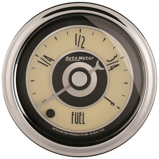 AutoMeter Gauge Fuel Level 2-1/16in. Programmable Cruiser Ad