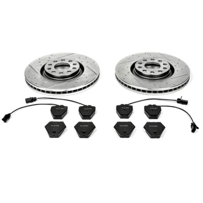 Power Stop 00-01 Audi A6 Quattro Front Z23 Evolution Sport Brake Kit-thumbmail-1