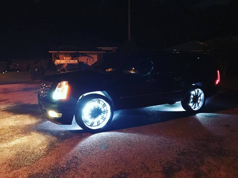 Oracle LED Illuminated Wheel Rings - Double LED - White-thumbmail-32