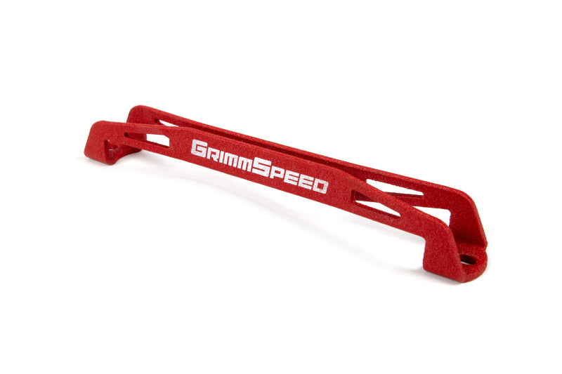 GrimmSpeed 08-18 Subaru WRX/STI Lightweight Battery Tie Down - Red-thumbmail-4