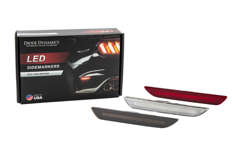 Diode Dynamics 15-21 EU/AU Ford Mustang LED Sidemarkers Clear (Pair)-thumbmail-8