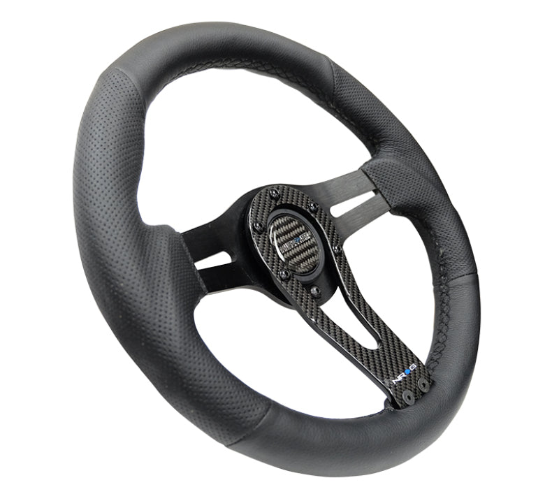 NRG Reinforced Steering Wheel (320mm) w/Carbon Center Spoke-thumbmail-5