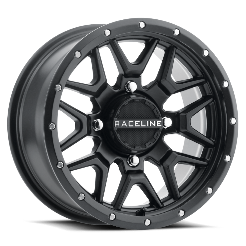 Raceline A94B Krank 14x7in / 4x137 BP / 10mm Offset / 110.18mm Bore - Satin Black Wheel-thumbmail-1