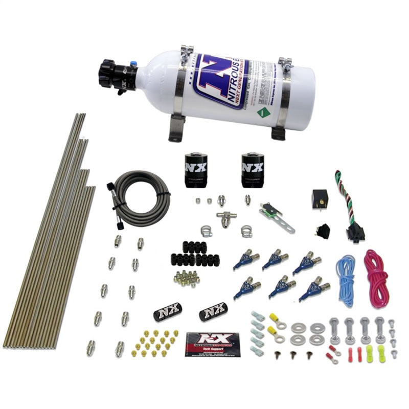 Nitrous Express V6AN Gasoline EFI Nitrous Kit (150-375HP) w/5lb Bottle-thumbmail-2