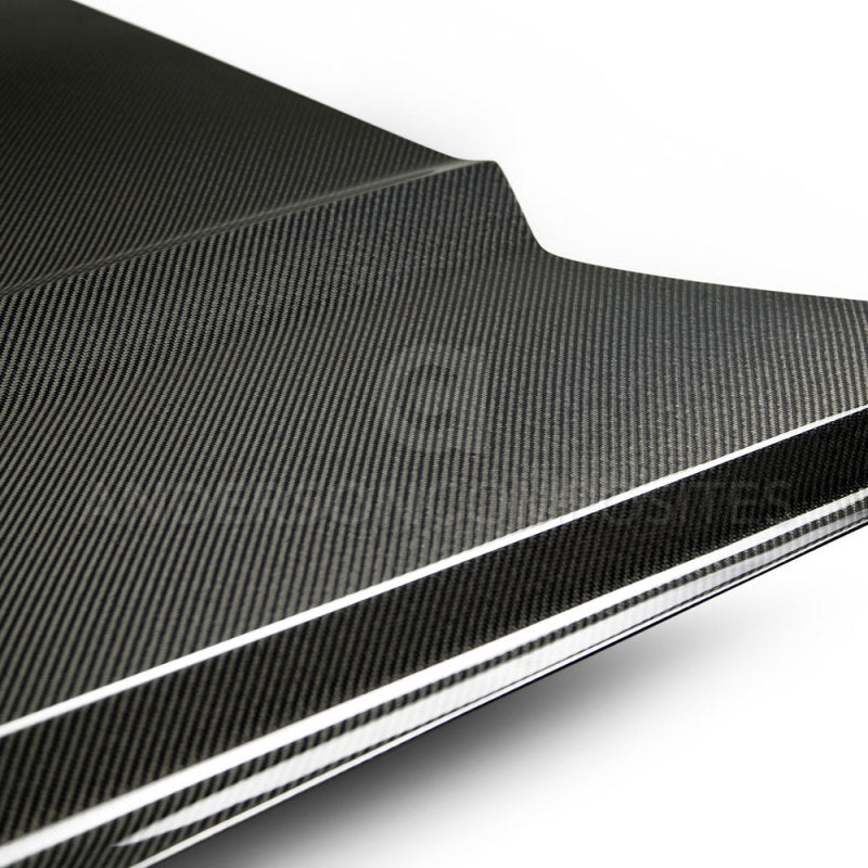 Anderson Composites 2015-2017 Ford Mustang Double Sided Carbon Fiber Type-OE Style Hood-thumbmail-7
