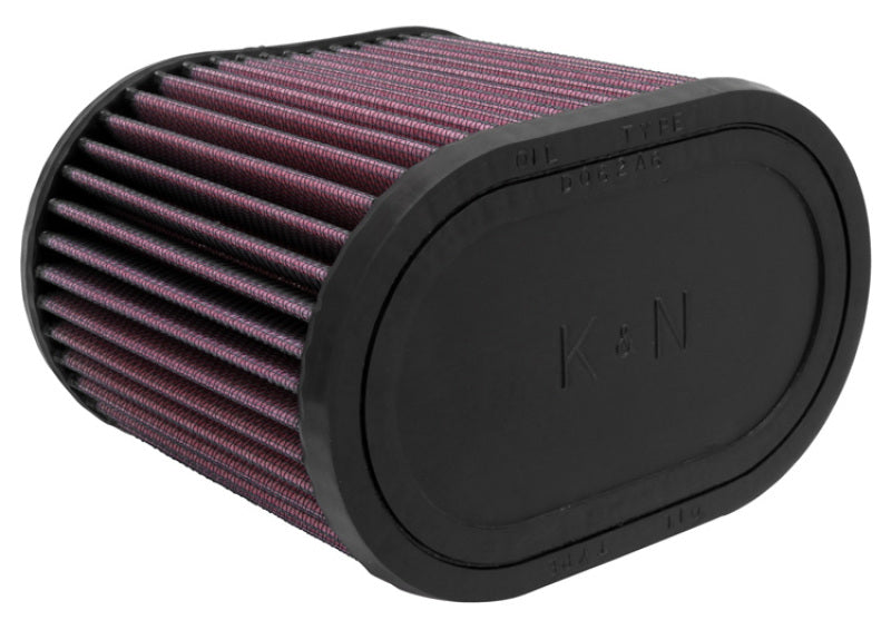 K&N Universal Oval Clamp-On Air Filter 2-3/4in Flange 6-1/4in Length 4in Width 5in Height-thumbmail-2