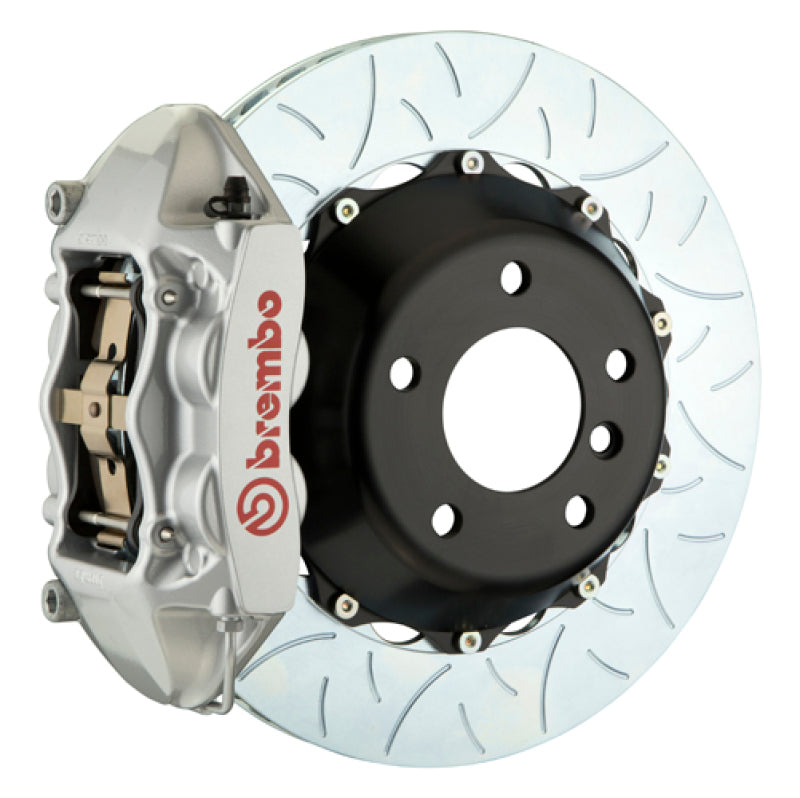 Brembo 03-16 Phantom Sedan/Coupe Rear GT BBK 4 Piston Cast 380x28 2pc Rotor Slotted Type3-Silver-thumbmail-1