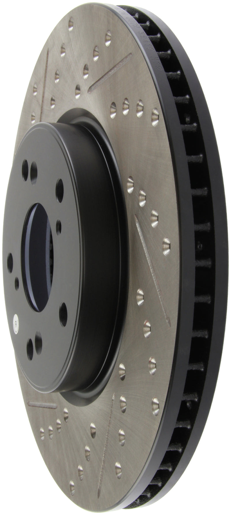 StopTech Slotted & Drilled Sport Brake Rotor Front Right 13 Honda Accord Sport-thumbmail-2