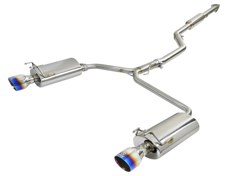 aFe Takeda 2.5-1.75in 304 SS Cat-Back Exhaust System 13-17 Honda Accord LX / EX / EX-L L4-2.4L-thumbmail-1