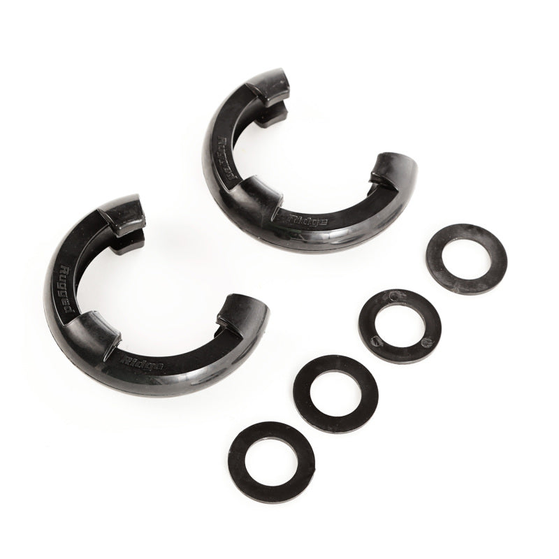 Rugged Ridge Black 3/4in D-Ring Isolator Kit-thumbmail-2