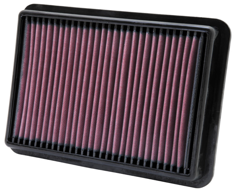 K&N 05-11 Nissan Navara 2.5L L4 10.5in OS Length/7.438in OS Width/1.438in H Replacement Air Filter-thumbmail-2