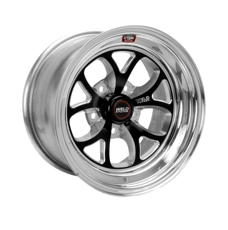Weld S76 15x15.33 / 5x4.75 BP / 4.5in. BS Black Wheel (Medium Pad) - Non-Beadlock-thumbmail-1
