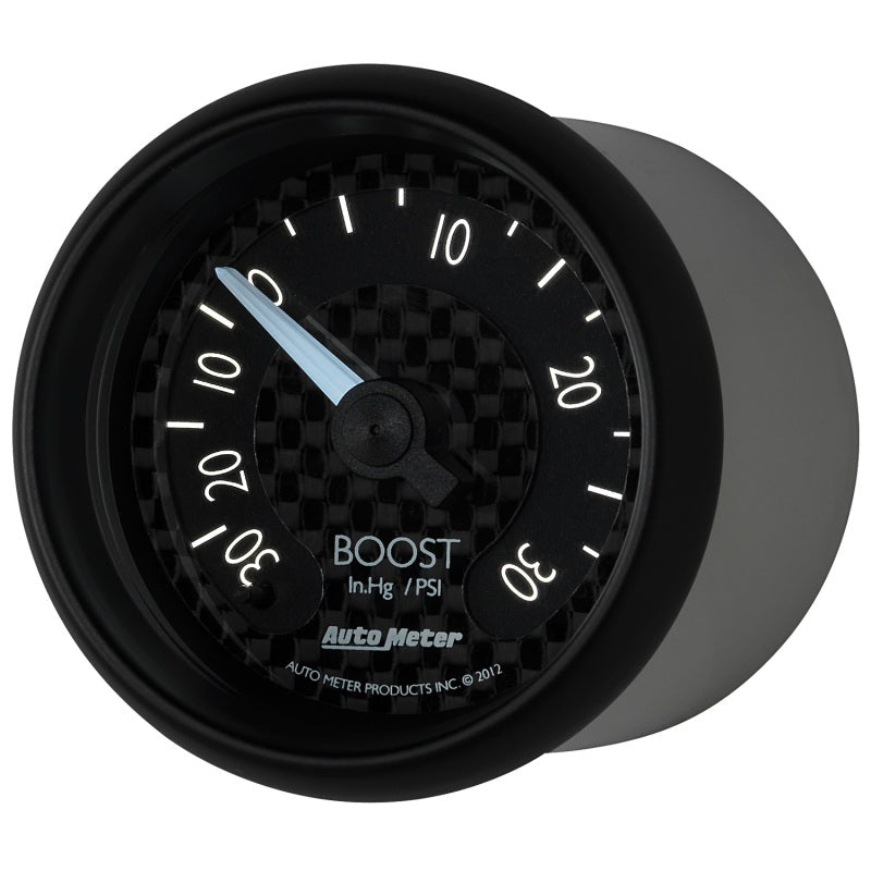 Autometer GT Series 52mm Mechanical 30 In Hg/30 psi Vacuum/Boost Gauge-thumbmail-5