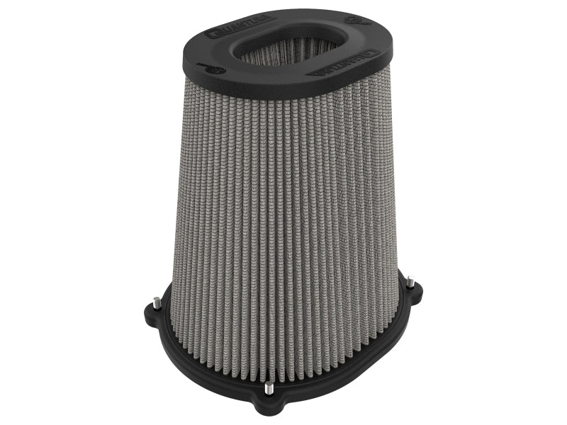 aFe Quantum Pro DRY S Air Filter Inverted Top - 5.5inx4.25in Flange x 9in Height - Dry PDS-thumbmail-2