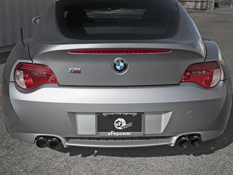 aFe MACH Force-Xp 2-1/2in 304 SS Cat-Back Exhaust w/ Black Tips 05-08 BMW Z4 M Coupe (E86) L6 3.2L-thumbmail-4