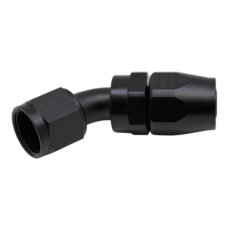 DeatschWerks 10AN Female Swivel 45-Degree Hose End CPE - Anodized Matte Black-thumbmail-2