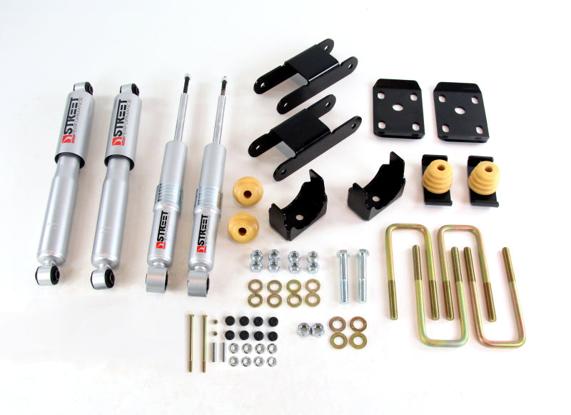 Belltech 2015 GM Colorado/Canyon Ext Cab Short Bed Lowering Kit w/ND II Shocks - 0-3in F/4in R Drop-thumbmail-1