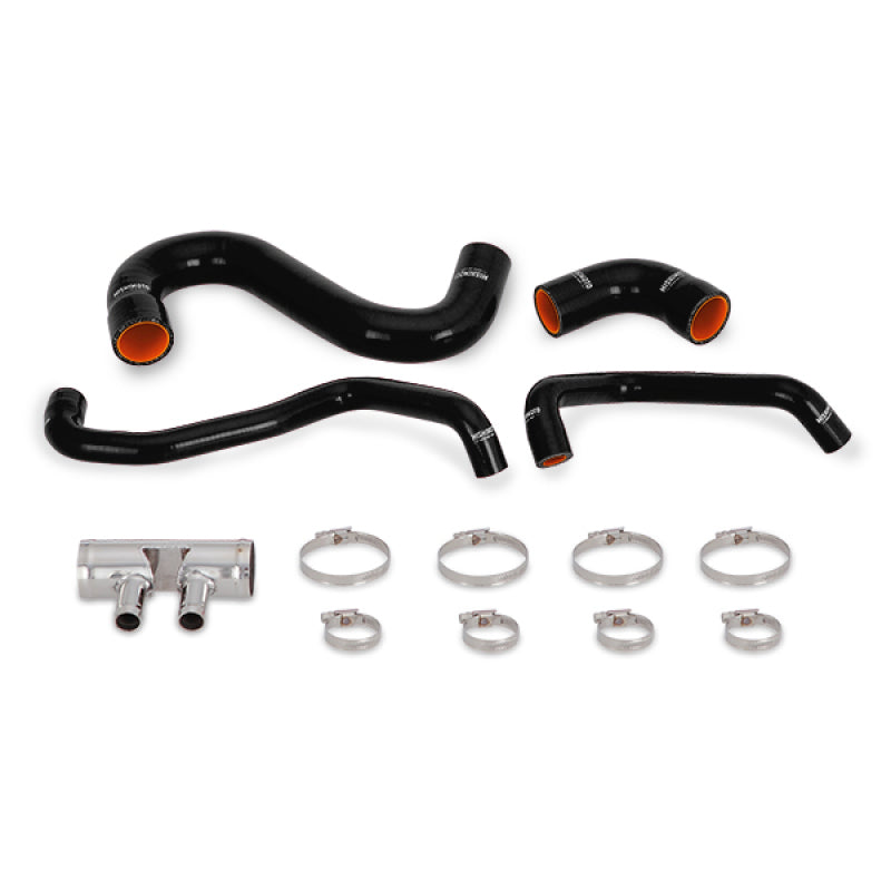 Mishimoto 2015+ Ford Mustang GT Silicone Lower Radiator Hose - Black-thumbmail-3