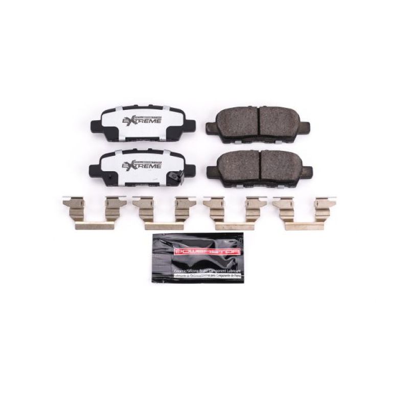 Power Stop 11-12 Infiniti EX35 Rear Z26 Extreme Street Brake Pads w/Hardware-thumbmail-1