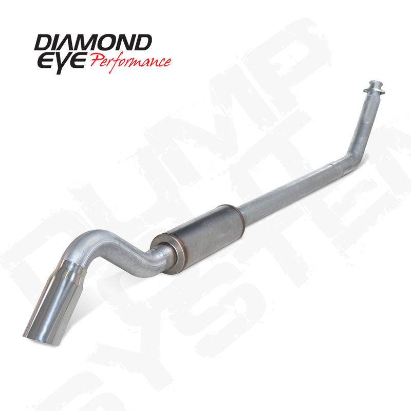Diamond Eye 4in AL TURBO BACK SGL DUMP OUT 94-02 DODGE INCLUDING TIP-thumbmail-3