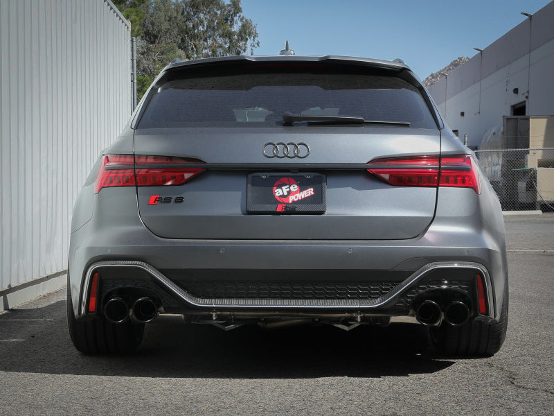 aFe 20-22 Audi RS6 Avant V8 4L (tt) MACH Force-Xp 3in to 2.5in 304 SS Cat-Back Exhaust w/ Black Tip-thumbmail-5