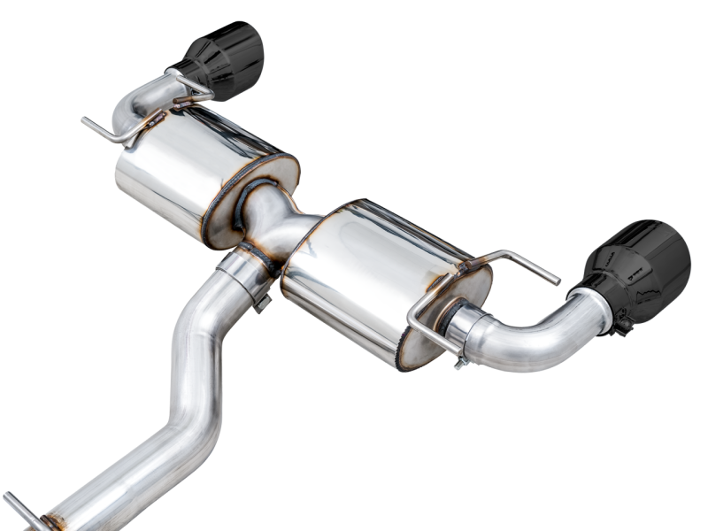 AWE Subaru BRZ/ Toyota GR86/ Toyota 86 Touring Edition Cat-Back Exhaust- Diamond Black Tips-thumbmail-7
