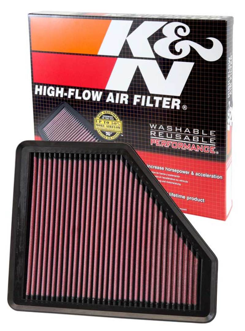 K&N Hyundai Genesis Coupe 2.0T/3.8 Drop In Air Filter-thumbmail-15