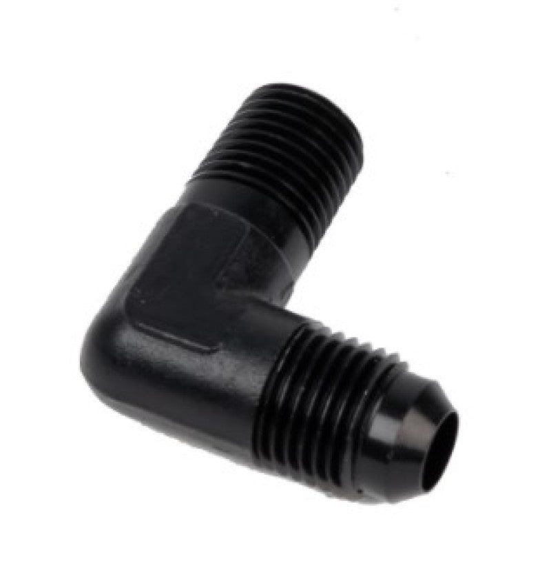 Aeromotive Fitting Elbow 1/4in-MNPT to AN-06 90-Deg Black-thumbmail-3