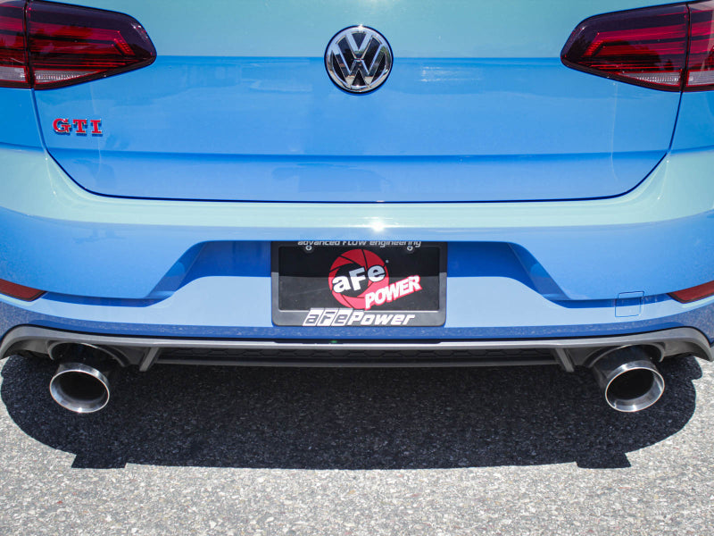 aFe 18-20 VW GTI (MK7.5) 2.0L MACH Force-Xp 3in to 2.5in 304 SS Axle-Back Exhaust System- Pol. Tips-thumbmail-4