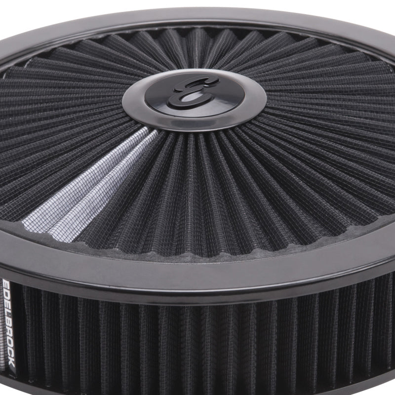 Edelbrock Air Cleaner Pro-Flo High-Flow Series Round Filtered Top 14In Dia X 3 125In Dropped Base-thumbmail-7