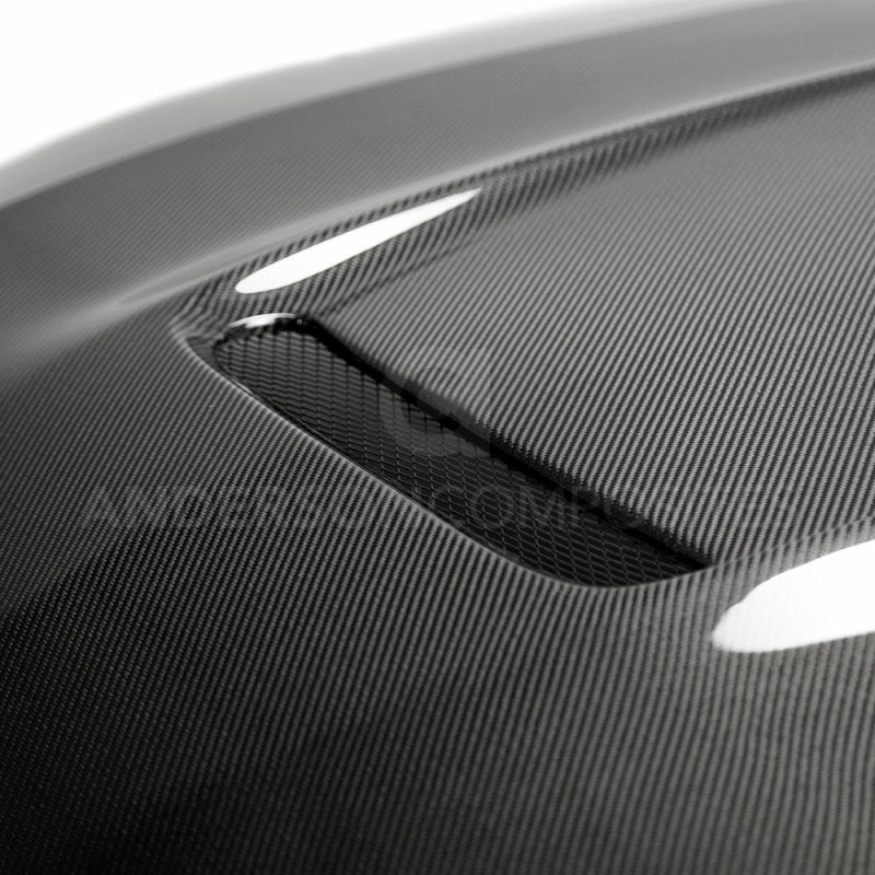 Anderson Composites 2018 Ford Mustang Type-GR Double Sided Carbon Fiber Hood-thumbmail-4