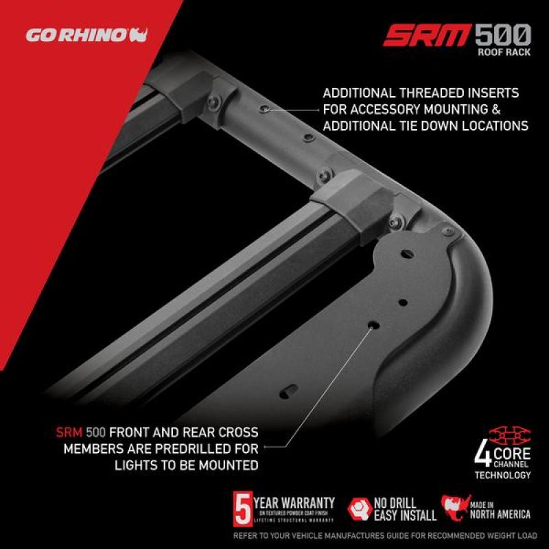 Go Rhino SRM 500 Roof Rack - 55in-thumbmail-6