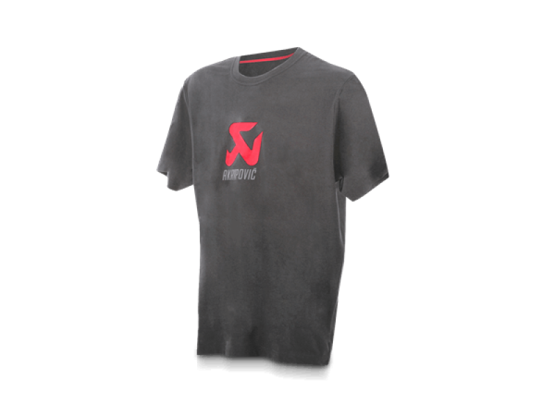 Akrapovic Mens Logo Grey T-Shirt - L-thumbmail-1