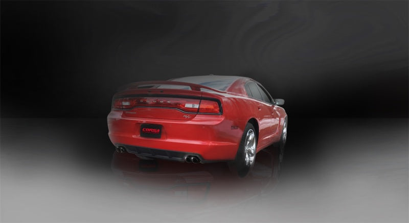 Corsa 11-13 Dodge Charger R/T 5.7L V8 Black Xtreme Cat-Back Exhaust-thumbmail-2