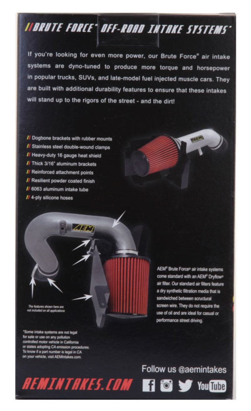 AEM Dryflow 3.5in. X 7in. Round Tapered Air Filter-thumbmail-15