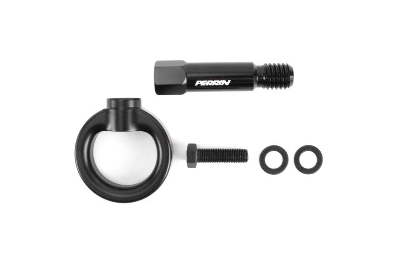 Perrin 2020 Toyota Supra Tow Hook Kit (Rear) - Black-thumbmail-9