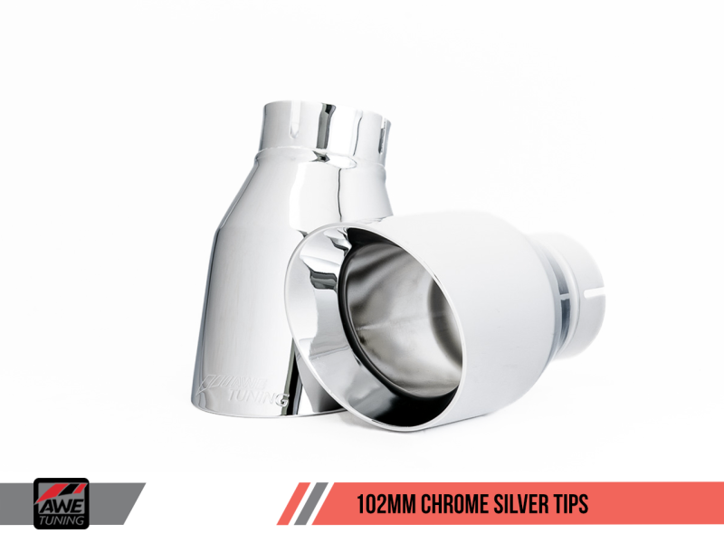 AWE Tuning VW MK7 GTI Track Edition Exhaust - Chrome Silver Tips-thumbmail-7