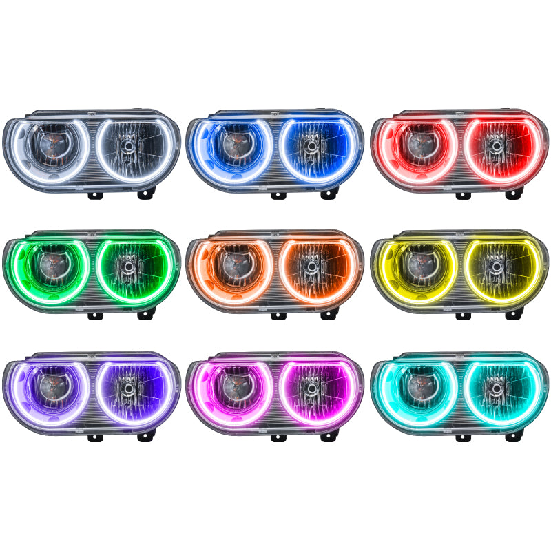 Oracle 08-14 Dodge Challenger SMD HL (Non-HID) - ColorSHIFT w/o Controller-thumbmail-7