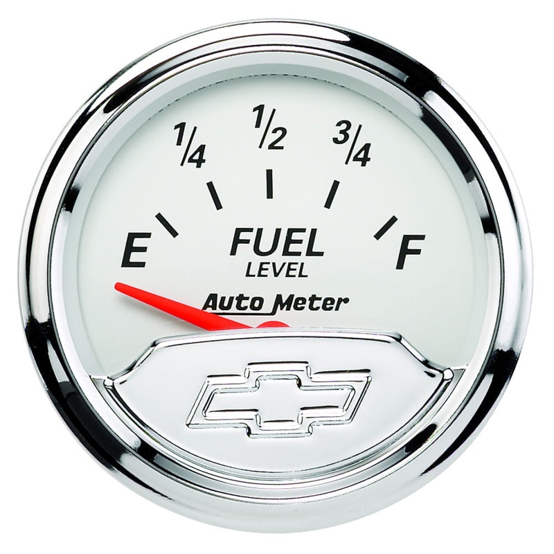 AutoMeter Gauge Fuel Level 2-1/16in. 240 Ohm(e) to 33 Ohm(f) Elec Chevrolet Heritage Bowtie-thumbmail-1