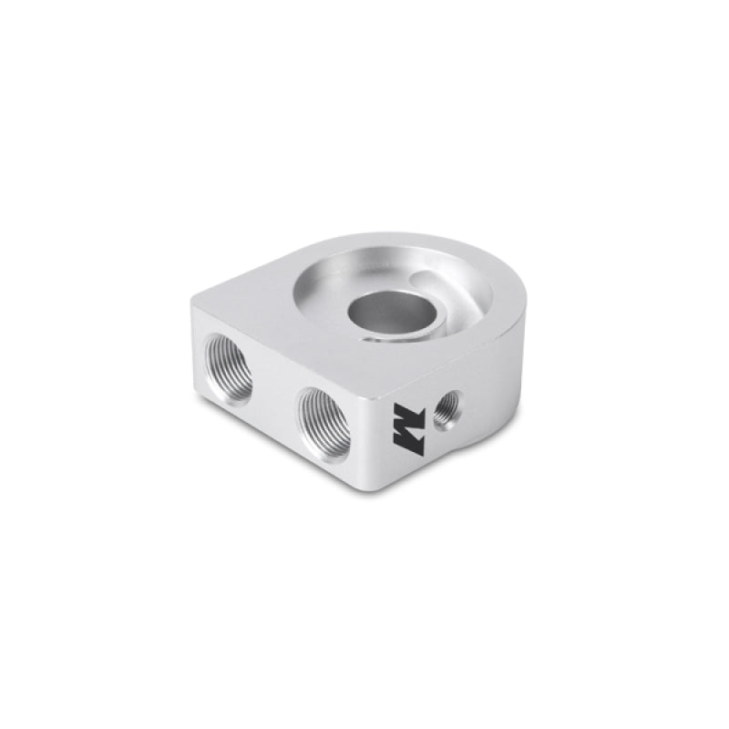Mishimoto Silver M20 Oil Sandwich Plate-thumbmail-2