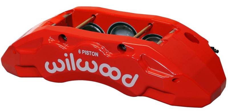 Wilwood Caliper-TX6R- L/H - Red 2.00/1.88/1.88in Pistons 1.38in Disc-thumbmail-1