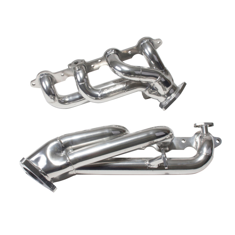 BBK 99-04 GM Truck SUV 4.8 5.3 Shorty Tuned Length Exhaust Headers - 1-3/4 Silver Ceramic-thumbmail-19