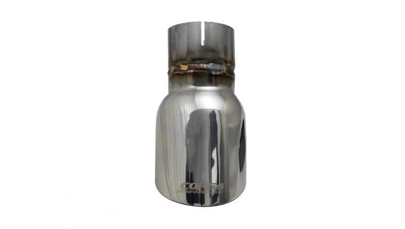Corsa Single Universal 2.5in Inlet / 3.5in Outlet Polished PVD Pro-Series Tip Kit-thumbmail-3